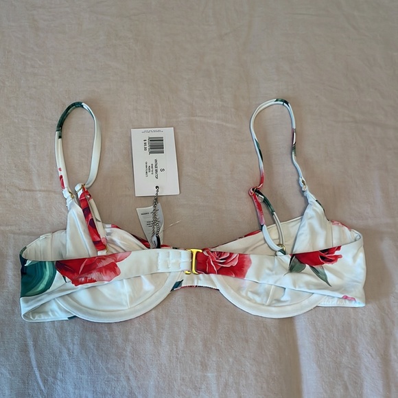 NWT We Wore What Rose Bikini Top - Picture 5 of 5